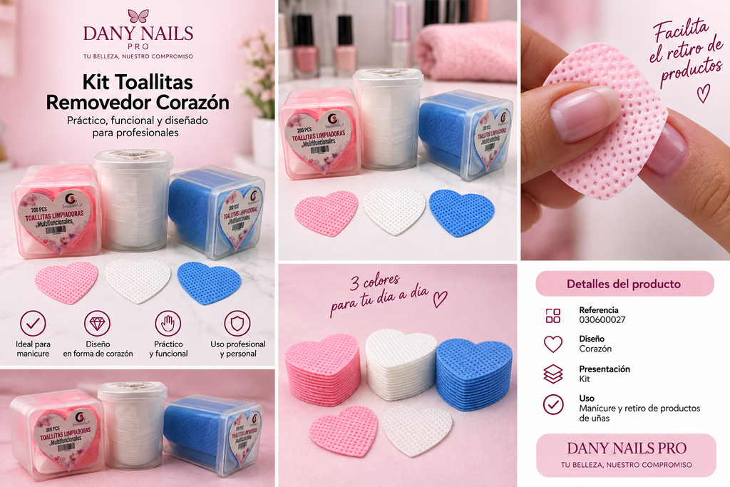 Kit Toallitas Removedor Corazón