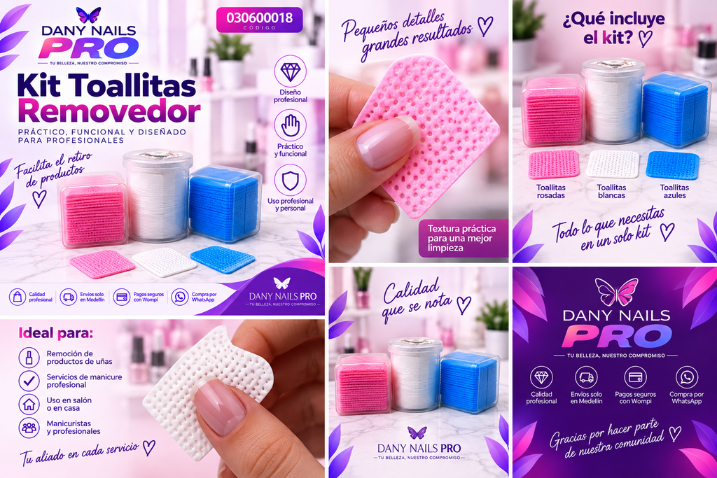 Kit Toallitas Removedor