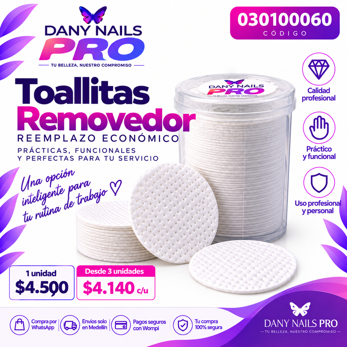 Toallitas Removedor Reemplazo