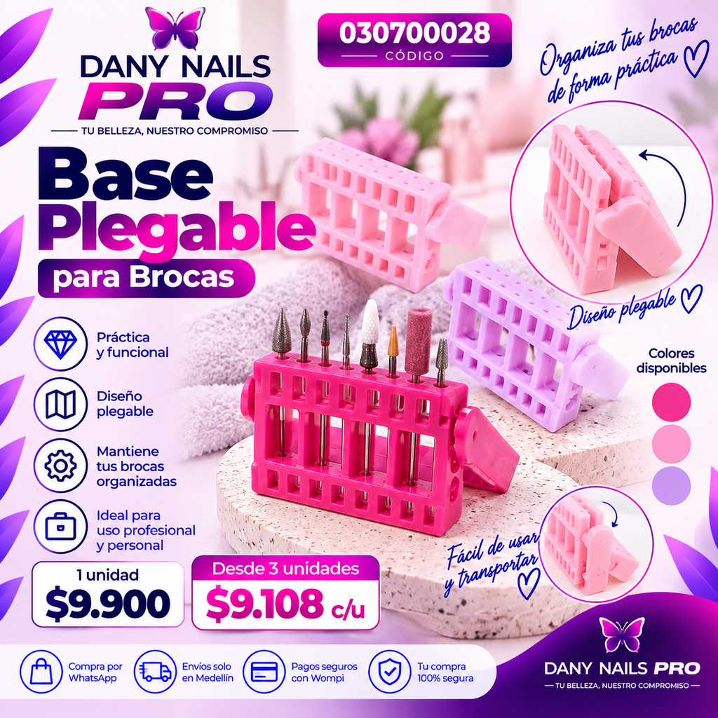Base Plegable para Brocas