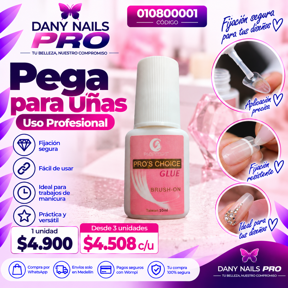 Pega para Uñas