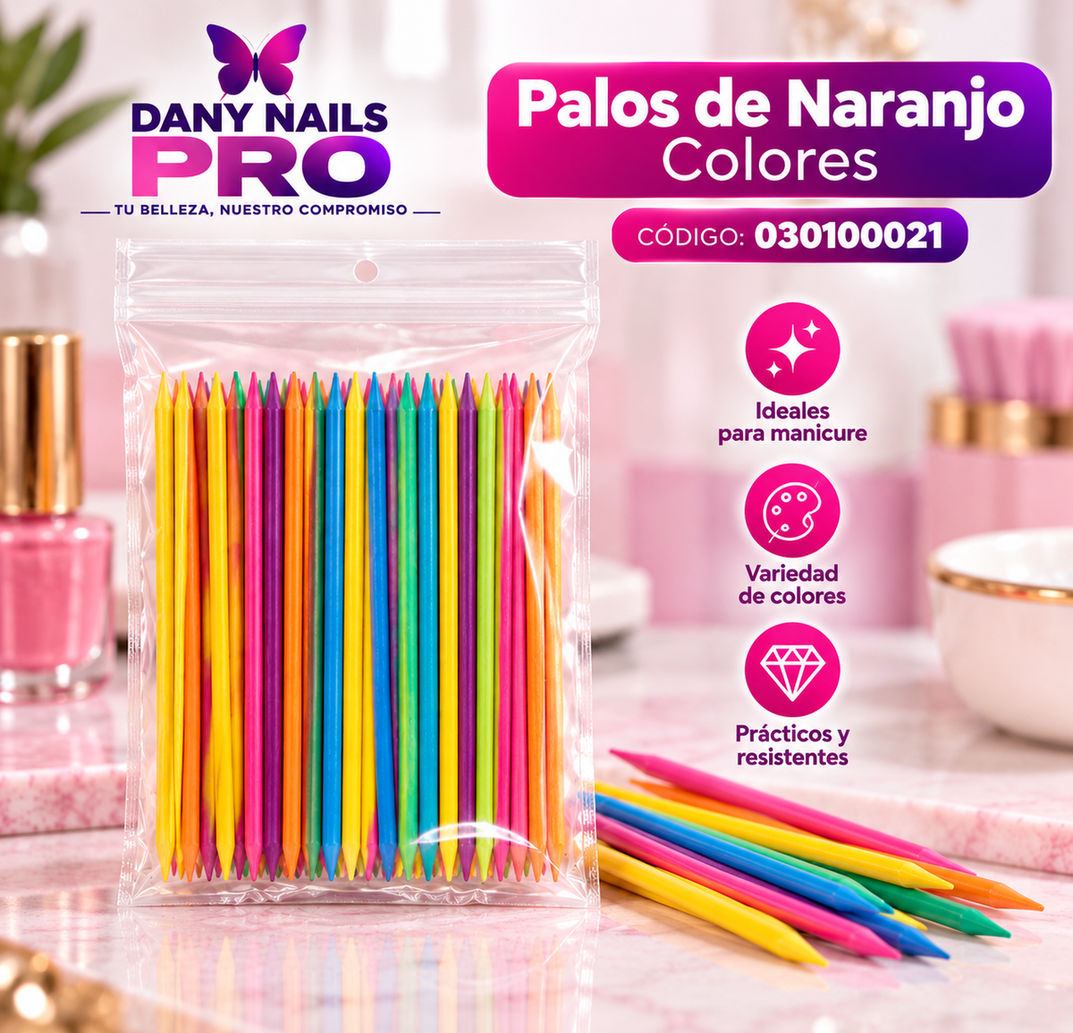 🌈 Palos de Naranjo Colores