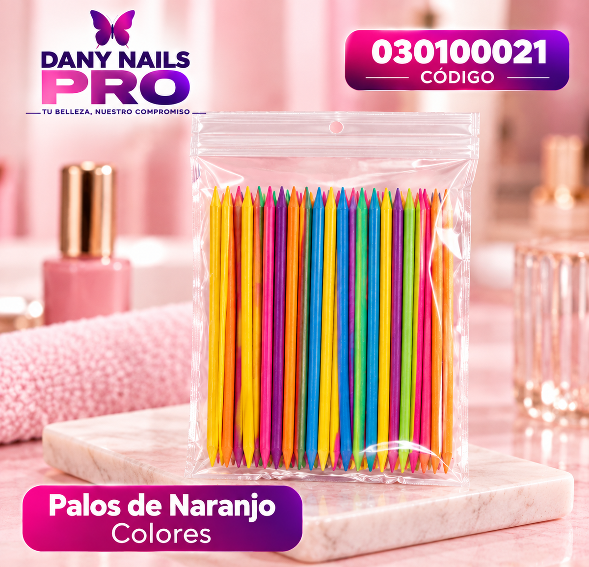 🌈 Palos de Naranjo Colores