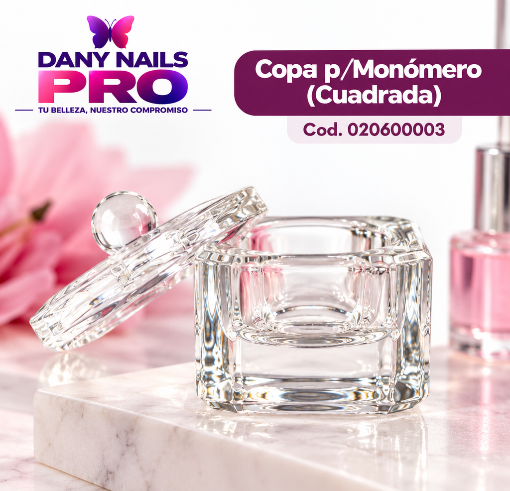 💅 Copa p/Monómero (Cuadrada)