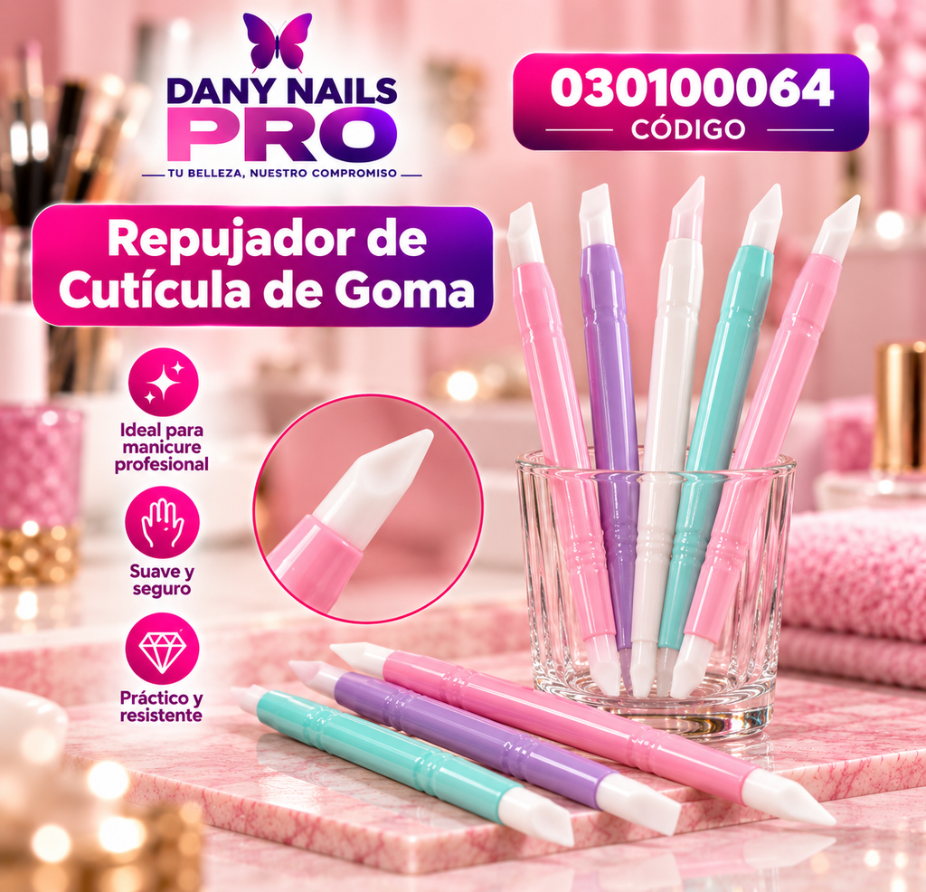 💅 Repujador de Cutícula de Goma