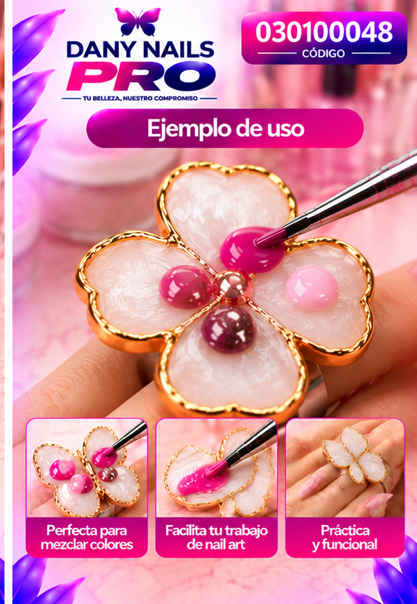 💅 Paleta Anillo de Resina — Trébol 🍀