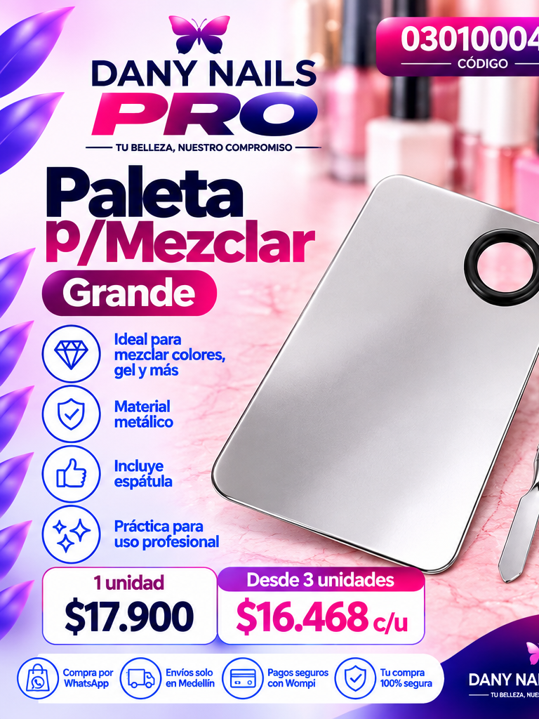 💅 Paleta p/Mezclar Grande