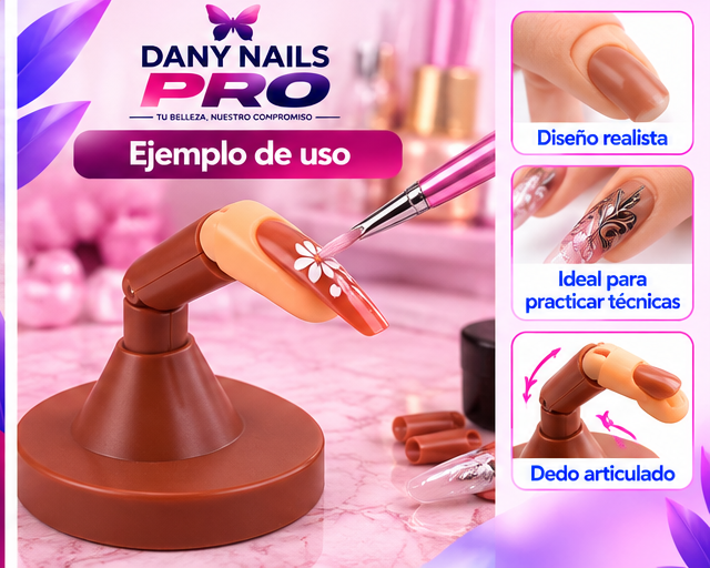 💅 Kit Dedo de Práctica con Base