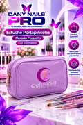 Estuche Porta pinceles Morado Pequeño