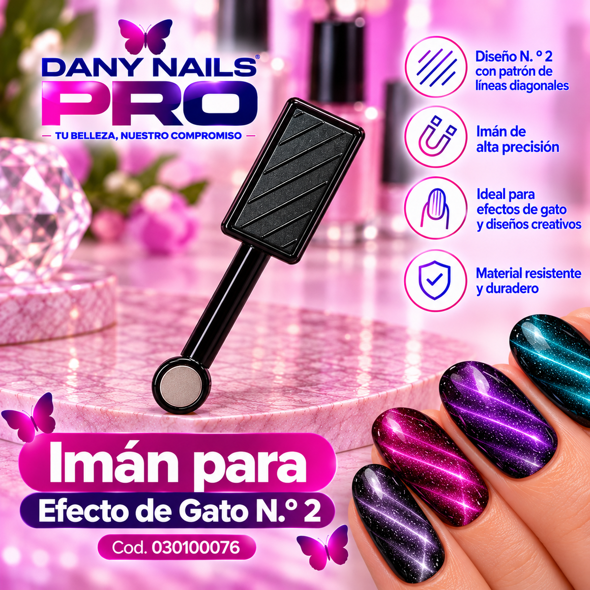 🧲Imán para Efecto de Gato N.º 2
