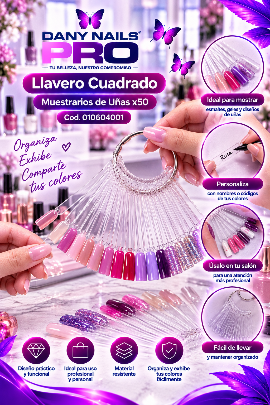 Llavero Cuadrado x50 UND