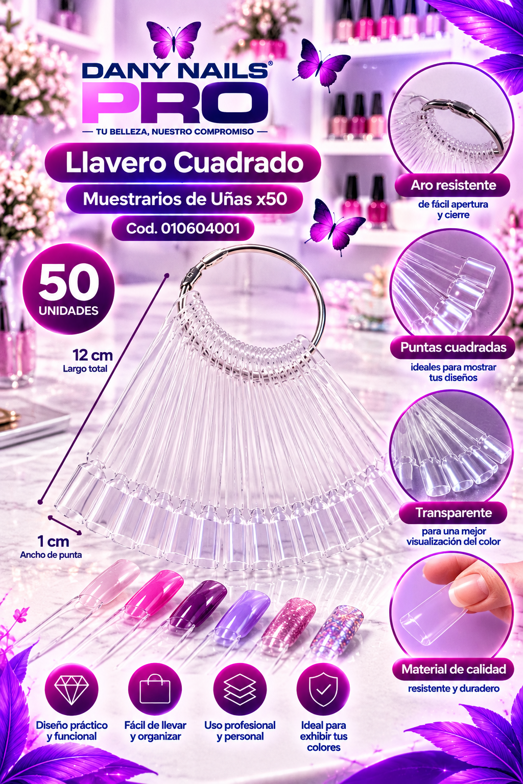 Llavero Cuadrado x50 UND