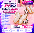 Paleta Anillos de Resina para Mezclar Colores (Mariposa)