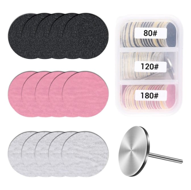 Discos de lijas Reemplazables 80/120/180  para torno de uñas